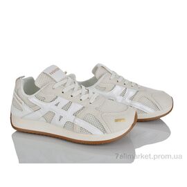 Фотография Кроссовки женские модные Весна/осень No brand 219 beige (8 пар р.37-41) "Prime-Opt" недорого оптом от прямого поставщика