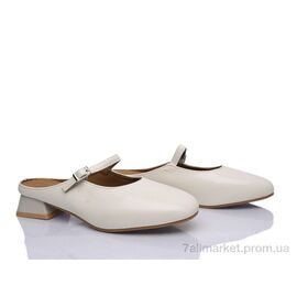 Фотография Туфли женские стильные Лето No brand A08 beige (8 пар р.37-40) "Prime-Opt" недорого оптом от прямого поставщика