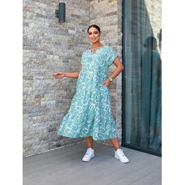 Фотография Платье летнее женское 557-1 l.blue р.L-2XL "Deliv" недорого оптом от прямого поставщика