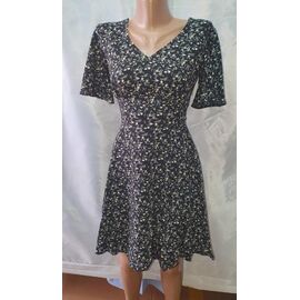 Фотография Платье летнее женское 560-1 black р.S-XL "Deliv" недорого оптом от прямого поставщика