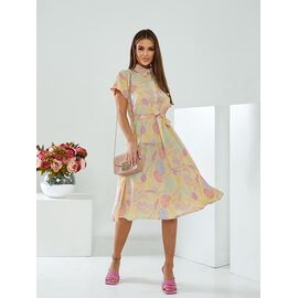 Фотография Платье летнее женское 572 yellow р.S-XL "Deliv" недорого оптом от прямого поставщика