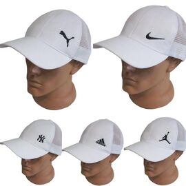 Фотография Кепка мужская 0757 white р.56-60 "Mabi" недорого оптом от прямого поставщика