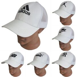 Фотография Кепка мужская 0764 white р.56-60 "Mabi" недорого оптом от прямого поставщика