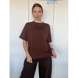 футболка жіноча 07171 brown р.44-46 "FSN" недорого оптом від прямого постачальника