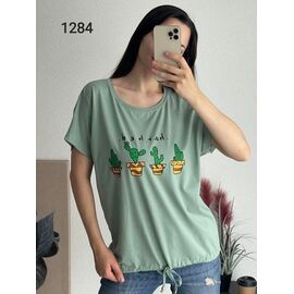 футболка жіноча 1284 mint р.48-54 "FSN" недорого оптом від прямого постачальника