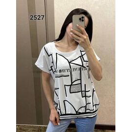 футболка жіноча 2527 white р.52-58 "FSN" недорого оптом від прямого постачальника