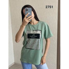 Фотография Футболка женская 2751 mint р.44-48 "FSN" недорого оптом от прямого поставщика