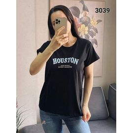 Фотография Футболка женская 3039 black р.44-50 "FSN" недорого оптом от прямого поставщика