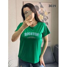 Фотография Футболка женская 3039 green р.44-50 "FSN" недорого оптом от прямого поставщика