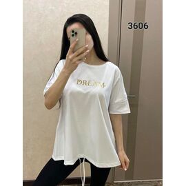 футболка жіноча 3606 white р.54-60 "FSN" недорого оптом від прямого постачальника
