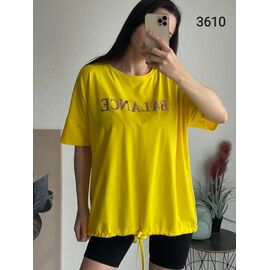 футболка жіноча 3610 yellow р.52-58 "FSN" недорого оптом від прямого постачальника
