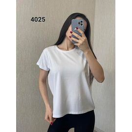футболка жіноча 4025 white р.48-54 "FSN" недорого оптом від прямого постачальника