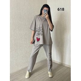 Костюм жіночий 618 grey р.52-54 "FSN" недорого оптом від прямого постачальника