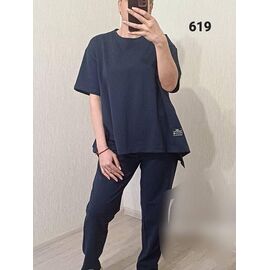 Костюм жіночий 619 black р.52-54 "FSN" недорого оптом від прямого постачальника