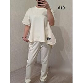 Костюм жіночий 619 milk р.52-54 "FSN" недорого оптом від прямого постачальника