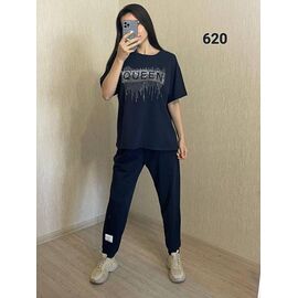 Костюм жіночий 620 black р.52-54 "FSN" недорого оптом від прямого постачальника