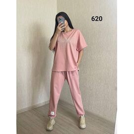 Костюм жіночий 620 pink р.52-54 "FSN" недорого оптом від прямого постачальника