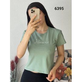 Фотография Футболка женская 6395 mint р.42-48 "FSN" недорого оптом от прямого поставщика