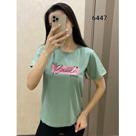Фотография Футболка женская 6447 mint р.42-48 "FSN" недорого оптом от прямого поставщика