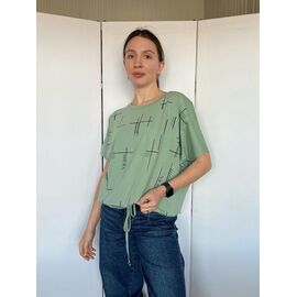 Фотография Футболка женская 6535 mint р.M-L "FSN" недорого оптом от прямого поставщика