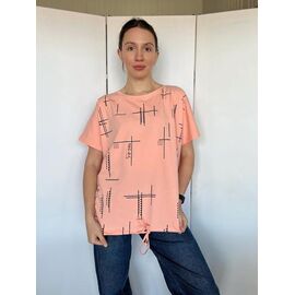 Фотография Футболка женская 6535 orange р.M-L "FSN" недорого оптом от прямого поставщика