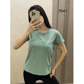 Фотография Футболка женская 7041-1 mint р.42-48 "FSN" недорого оптом от прямого поставщика