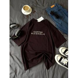 Фотография Футболка женская 620 brown р.S-L "Alisa Brand" недорого оптом от прямого поставщика