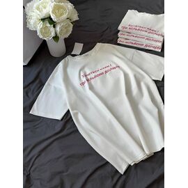 Фотография Футболка женская 668 milk р.S-L "Alisa Brand" недорого оптом от прямого поставщика