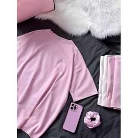 Фотография Футболка женская 670 pink р.S-L "Alisa Brand" недорого оптом от прямого поставщика