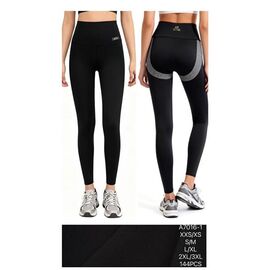 Фотография Лосины женские 716-1 black р.XS-3XL "JEANS KIDS" недорого оптом от прямого поставщика