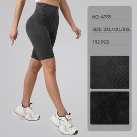 Фотография Велосипедки женские 759 mix р.3XL-5XL "JEANS KIDS" недорого оптом от прямого поставщика