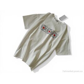 Фотография Футболка женская Лето 695 молочний (5 шт. р.сетка S-L) "Alisa Brand" недорого оптом от прямого поставщика