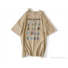 Фотография Футболка унисекс Лето 635 бежевий (5 шт. р.сетка S-L) "Alisa Brand" недорого оптом от прямого поставщика