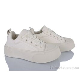Фотография Кроссовки женские модные Весна/осень No brand C-3 beige (8 пар р.37-40) "Prime-Opt" недорого оптом от прямого поставщика