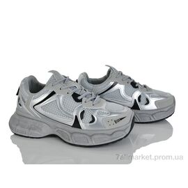Фотография Кроссовки женские модные Весна/осень No brand D53 grey (8 пар р.37-40) "Prime-Opt" недорого оптом от прямого поставщика
