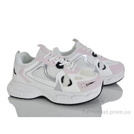 Фотография Кроссовки женские модные Весна/осень No brand D53 pink (8 пар р.37-40) "Prime-Opt" недорого оптом от прямого поставщика