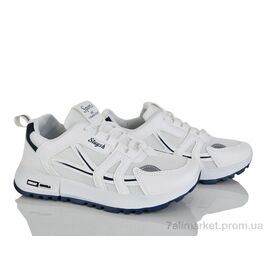 Фотография Кроссовки женские модные Весна/осень No brand FD15 white (8 пар р.37-40) "Prime-Opt" недорого оптом от прямого поставщика