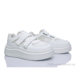 Фотография Кроссовки женские модные Лето No brand G18 white (8 пар р.37-40) "Prime-Opt" недорого оптом от прямого поставщика