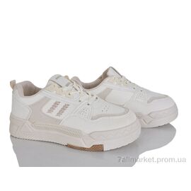 Фотография Кроссовки женские модные Весна/осень No brand L7 beige (8 пар р.37-40) "Prime-Opt" недорого оптом от прямого поставщика