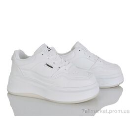 Фотография Кроссовки женские модные Весна/осень No brand SHA19 white (8 пар р.37-40) "Prime-Opt" недорого оптом от прямого поставщика