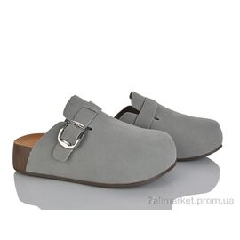 Шльопанці жіночі полегшені Літо No brand Y188 grey (8 пар р.37-41) "Prime-Opt" недорого оптом від прямого постачальника