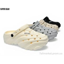 Фотография Кроксы мужские легкие Лето 2206-1 mix (12 пар р.40-45) "Super Gear" недорого оптом от прямого поставщика