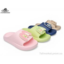 Фотография Шлепки детские летние Лето 262-2 mix (12 пар р.30-35) "Jibukang" недорого оптом от прямого поставщика