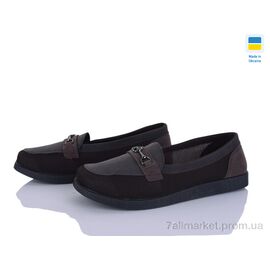 Туфлі жіночі стильні Літо БП6 коричневий (8 пар р.37-42) "Paolla" недорого оптом від прямого постачальника