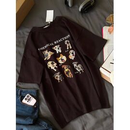 Фотография Футболка женская 675 brown р.S-L "Alisa Brand" недорого оптом от прямого поставщика