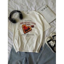 Фотография Футболка женская 685 milk р.S-L "Alisa Brand" недорого оптом от прямого поставщика