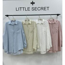 Фотография Рубашка женская 3377 l.blue р.one size "Little Secret" недорого оптом от прямого поставщика
