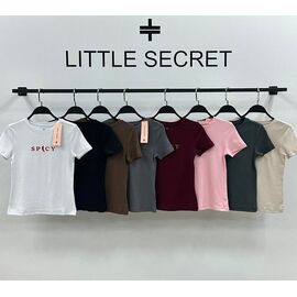 футболка жіноча 500078 beige р.S-L "Little Secret" недорого оптом від прямого постачальника