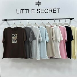 футболка жіноча 500510 l.grey р.one size "Little Secret" недорого оптом від прямого постачальника