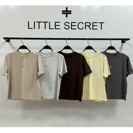 футболка жіноча 500521 brown р.S-L "Little Secret" недорого оптом від прямого постачальника